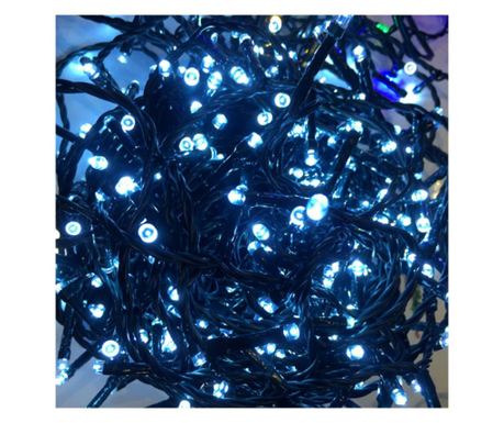 120 LED-es kültéri-beltéri dekor fényfüzér, kék, 12 m