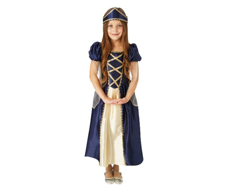 Костюм на средновековна принцеса за деца. Ренесансова принцеса, l, 7 - 8 години  7-8 ετών