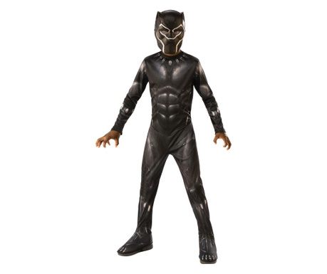 Луксозен костюм на Черната пантера за момчета - Гражданска война 120-130 см 5-7 години