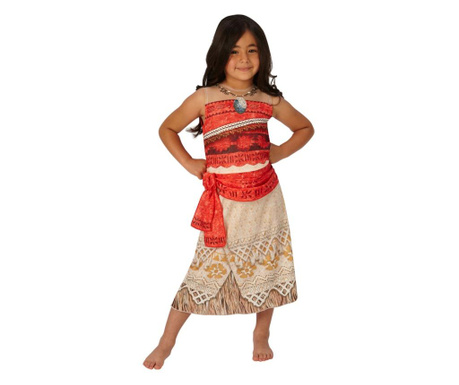 Класически костюм на Моана за момичета на 3-4 години 104 см