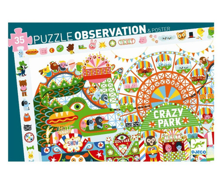 Puzzle observatie Djeco Parcul de distractii