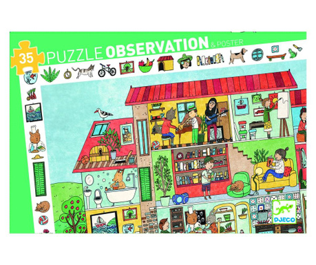 Puzzle observatie Djeco Casa