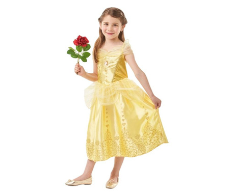 Costum Belle - Frumoasa si Bestia pentru fete M 5-6 ani