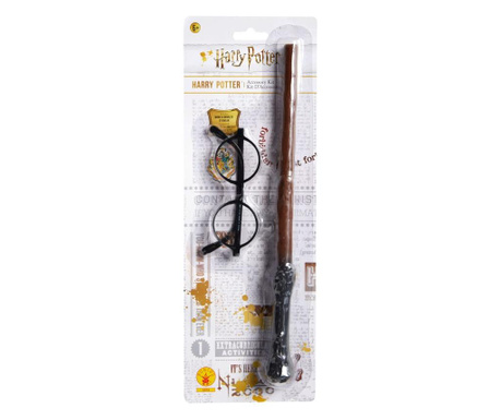 Set Bagheta  si ochelari Harry Potter pentru copii 6 ani + 35 cm