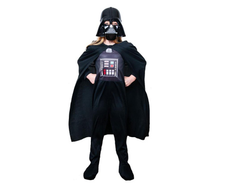 Costum Darth Vader, Star Wars pentru baiat 104 cm 3-4 ani