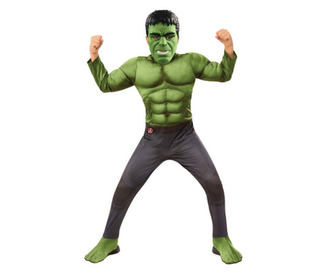 Hulk στολή με μύες για αγόρια - avengers end game  5-7 χρόνια