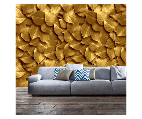 Фототапет Artgeist - Golden Leaves - 100 x 70 см