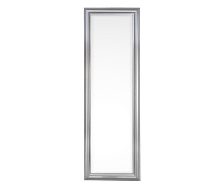 Oglinda de perete cu rama din lemn argintiu sanzio 42x3x132 cm  0