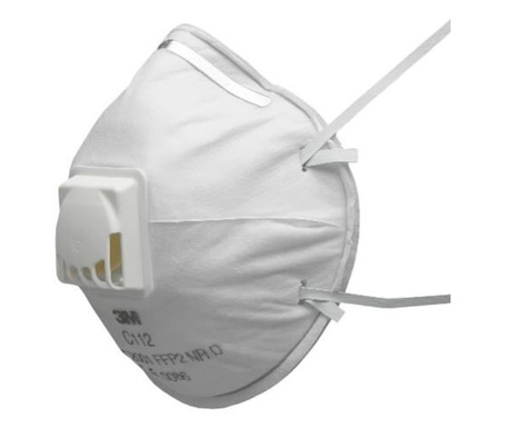 Légzésvédő maszk szeleppel, 3M C112 FFP2