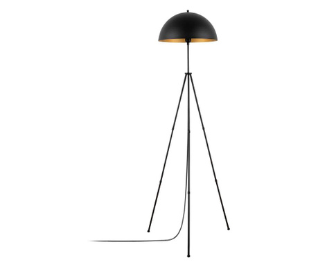 Lampadar Sheen, Can, corp din metal, Incandescent, max. 40 W, E27, negru, 50x50x170 cm