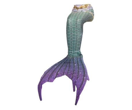 Strój kąpielowy Model Mermaid Lavender Blue/Dark Green, 130 cm