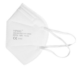 Zestaw 10 masek YPHD, poziom ochrony FFP2, pakowane pojedynczo, CE