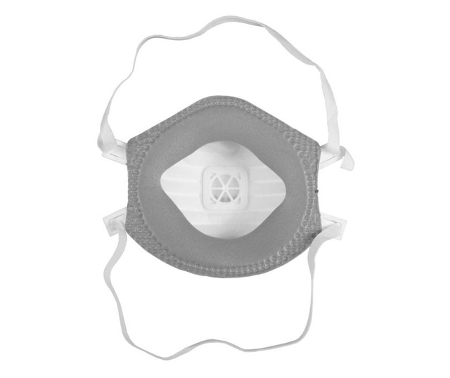 Maska FFP3 z zaworem/filtrem/ zatyczką, filtracja BFE ≥98%, pakowana indywidualnie, maski są zgodne z CE