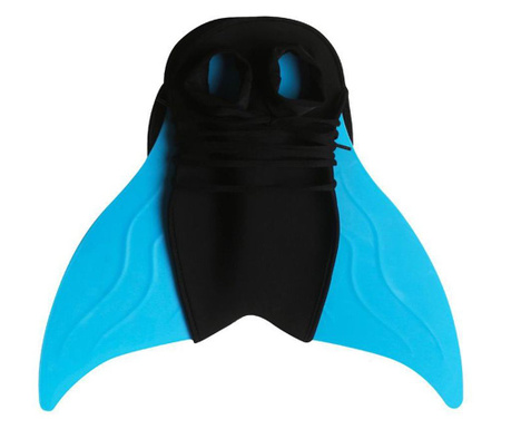 Гребло за плуване, модел с опашка на русалка, синьо, размер 24-26