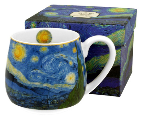 Cana Duo, Vincent Van Gogh - Starry Night, portelan, multicolor, 430 ml