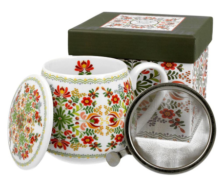 Чаша за чай с инфузер Ethno Collection - Hungarian 430 ml
