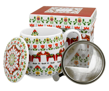 Чаша за чай с инфузер Ethno Collection - Scandinavian 430 ml