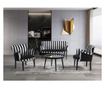 Fotoliu Pandia Home, negru/alb, 65x60x75 cm thumbnail 4