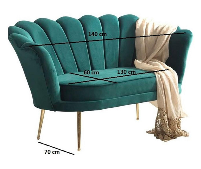 Kétszemélyes kanapé