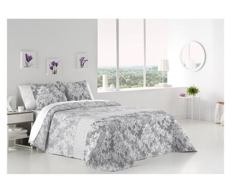 Двулицева кувертюра benisa gris  270х270 см. + 2 бр. калъфка 60х40 см.