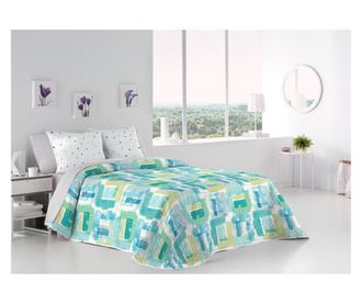 Двулицева кувертюра coven azul  180х270 см. + 1 бр. калъфка 60х40 см.