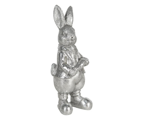 Figurica Rabbit Boy od srebrnog poliresina 6x6x13 cm