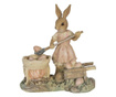 Easter Girl nyúl figura polirezinből 12x6x12 cm