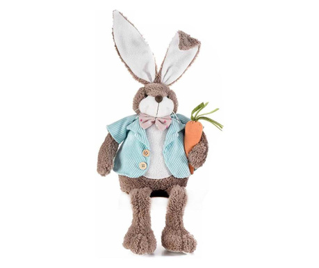 Nyuszi Easter Boy figura textilből 16x10x56 cm