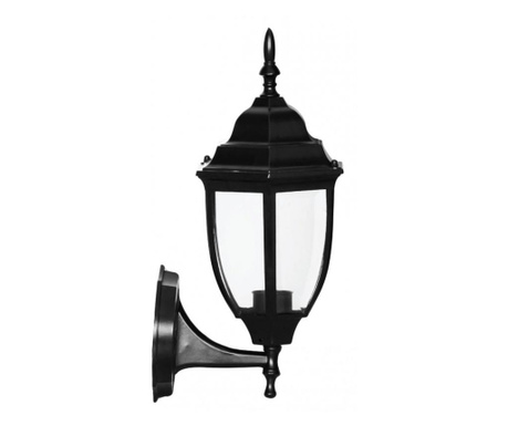 Lampadar exterior, negru, lampa de gradina london, corint a, ii2150, erste. smartsistem