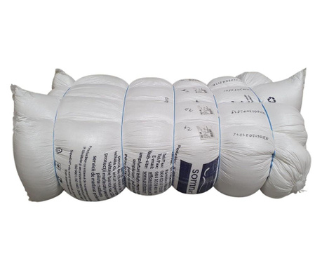 Топка за пълнене на възглавници Superball, изработена от полиестерни влакна, силиконизирана и хипоалергенна, за компресирани сед