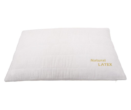 Възглавница Somnart Natural Latex Classic, бяла, 66x38x14 cm