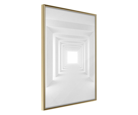 Poster Artgeist - Towards the Light - Zlatni okvir - 30 x 45 cm