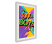Poster Artgeist - Good Boys - Bijeli okvir s paspartuom - 40 x 60 cm