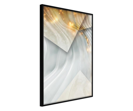 Plakat Artgeist - Wavy Surface - Črn okvir - 20 x 30 cm