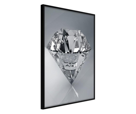 Плакат Artgeist - Precious Gem - Черна рамка - 20 x 30 cm