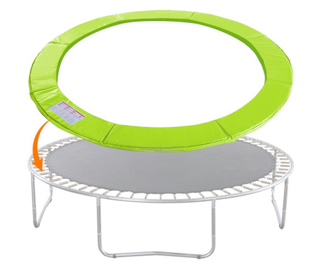 Protectie arcuri pentru trambulina cu diametrul de 244 cm, verde