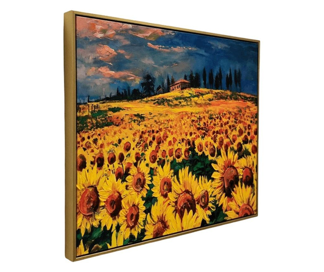 Картина "Поле от слънчогледи" 50х60 см