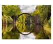 Samoljepljiva foto tapeta Artgeist - Devil's Bridge in Kromlau,Germany - 98 x 70 cm