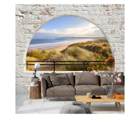 Samoljepljiva foto tapeta Artgeist - Hidden Beach - 98 x 70 cm