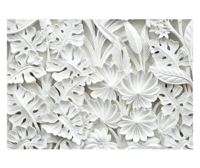 Самозалепващ фототапет Artgeist - Alabaster Garden - 147 x 105 см