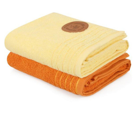Zestaw 2 ręczników kąpielowych  50x90 cm
