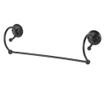 Feridras Siena, törülközőtartó rúd kézzel megmunkált fémből, 40 cm, fekete