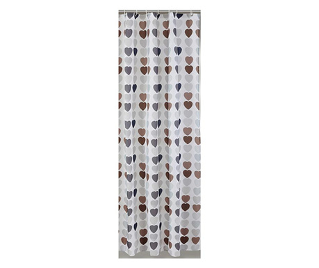 Feridras poliészter zuhanyfüggöny, 180x200 cm, 180x200 cm