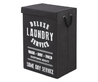 Feridras mosókosár, Delux Laundry, 72L, fekete