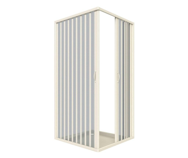 Pachet cabina Luna 90 cu cadita si baterie dus, 90x90 cm