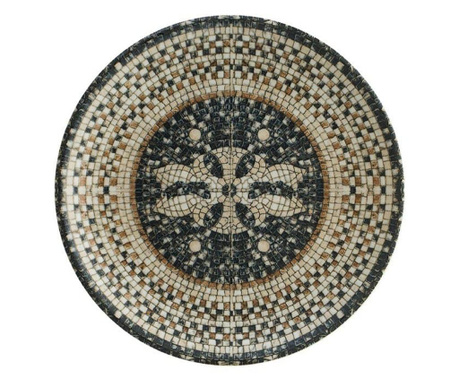 Bonna Mesopotamia mosaic black farfurie gourmet portelan 19cm