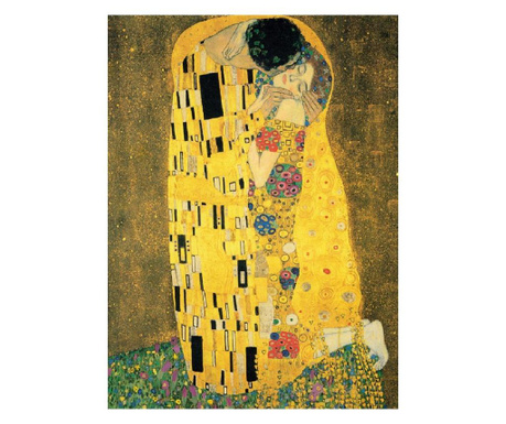 ablou Canvas, Gustav Klimt, Sarutul, 60 x 90 cm, Rama lemn, Multicolor  60x90 cm