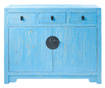 Bufet Novita Home, lemn, 110x40x85 cm, albastru