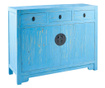 Bufet Novita Home, lemn, 110x40x85 cm, albastru