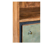 Dulap Novita Home, lemn, 58x45x137 cm, maro/gri